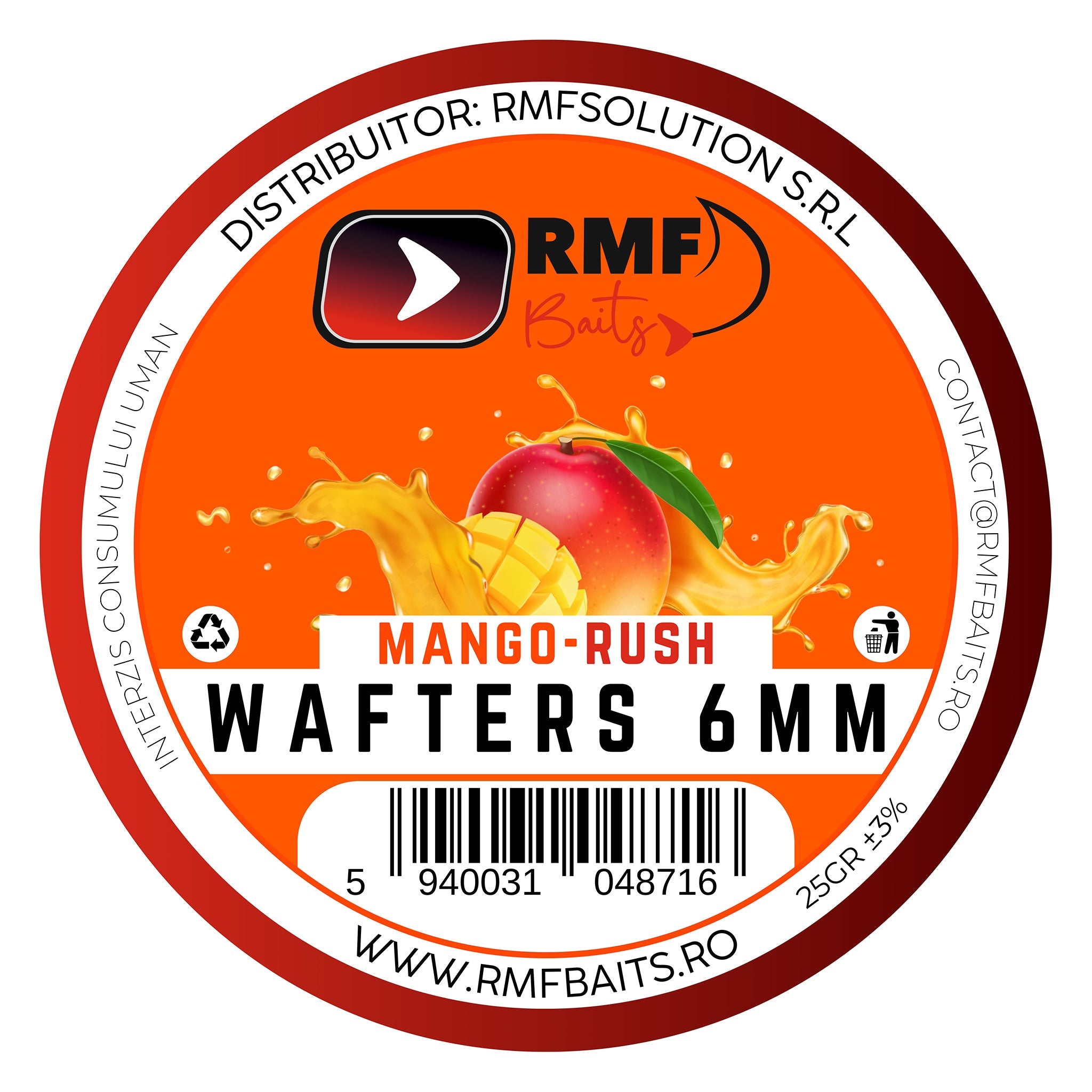 WAFTERS RMFBAITS MANGO-RUSH 6MM